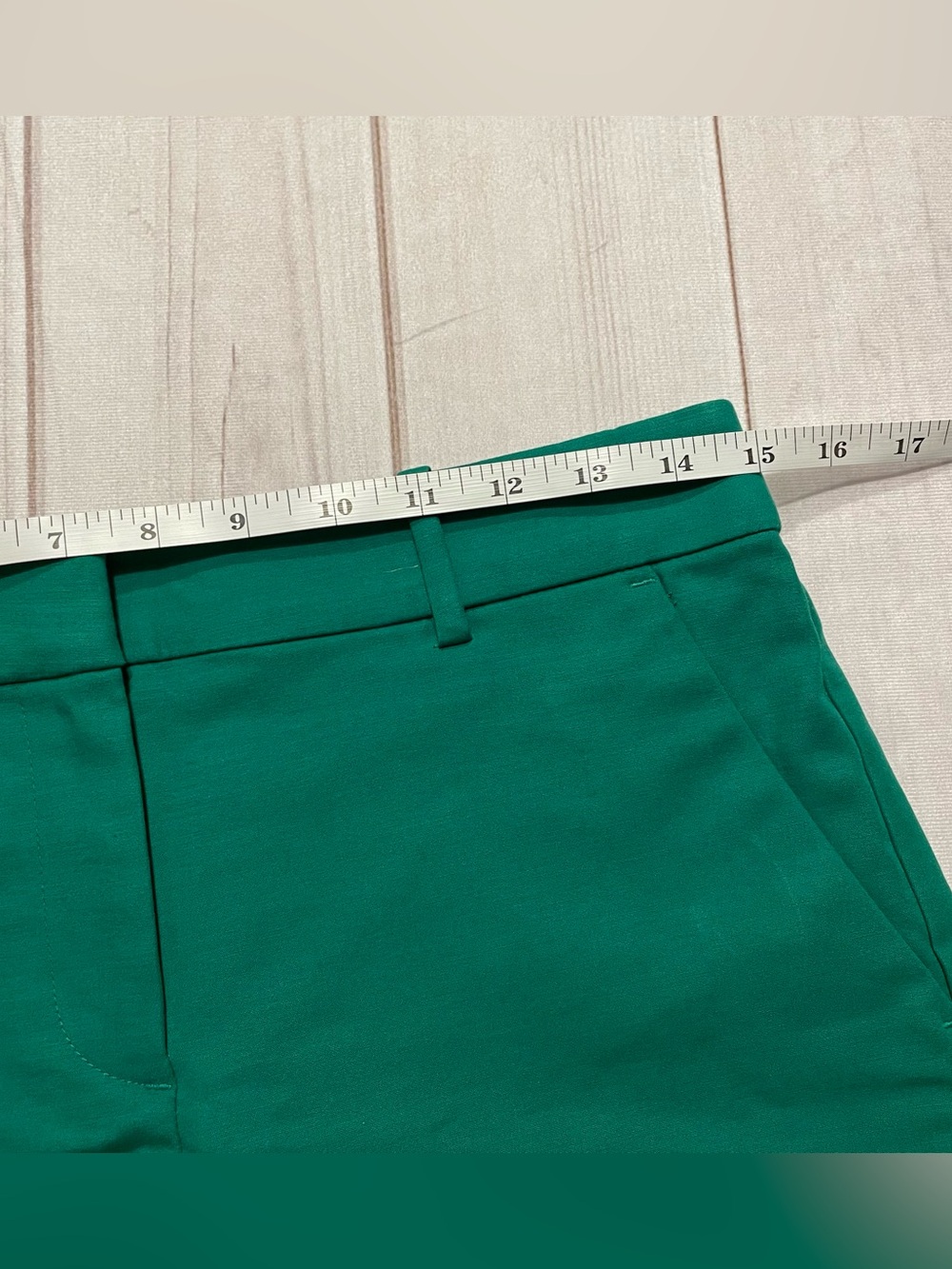 LOFT The Riviera Chino Shorts Women's 0 Green 4" Inseam Cotton Khaki Preppy Chic - Picture 8 of 12